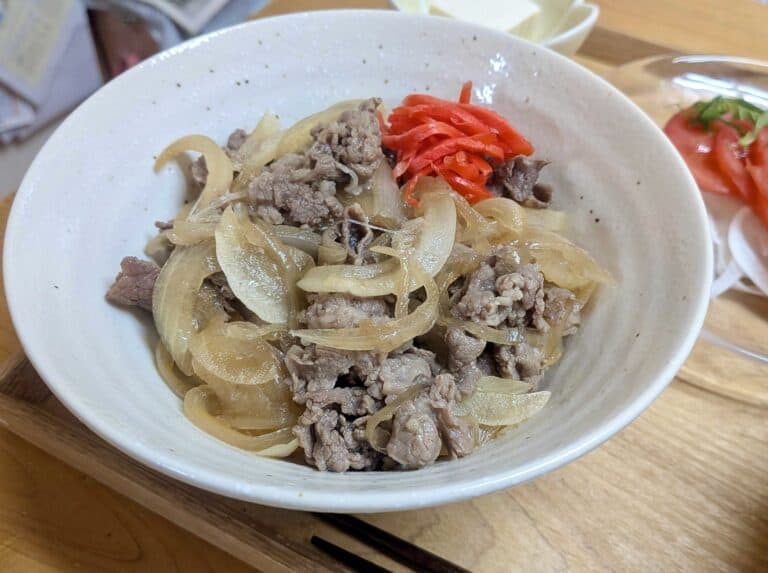 Easy Gyudon (Japanese Beef Bowl) at Home